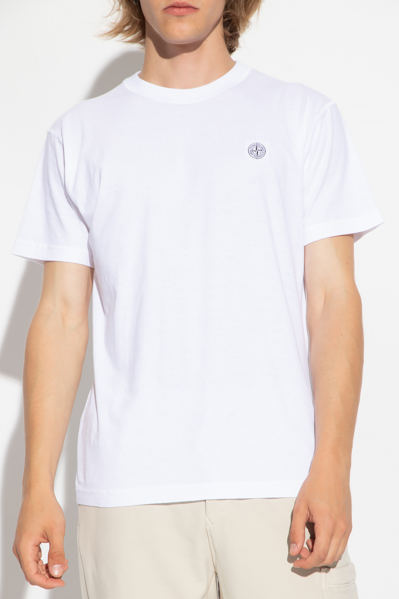 shirt - T-logo-print Short-sleeve T-shirt | Men's Clothing